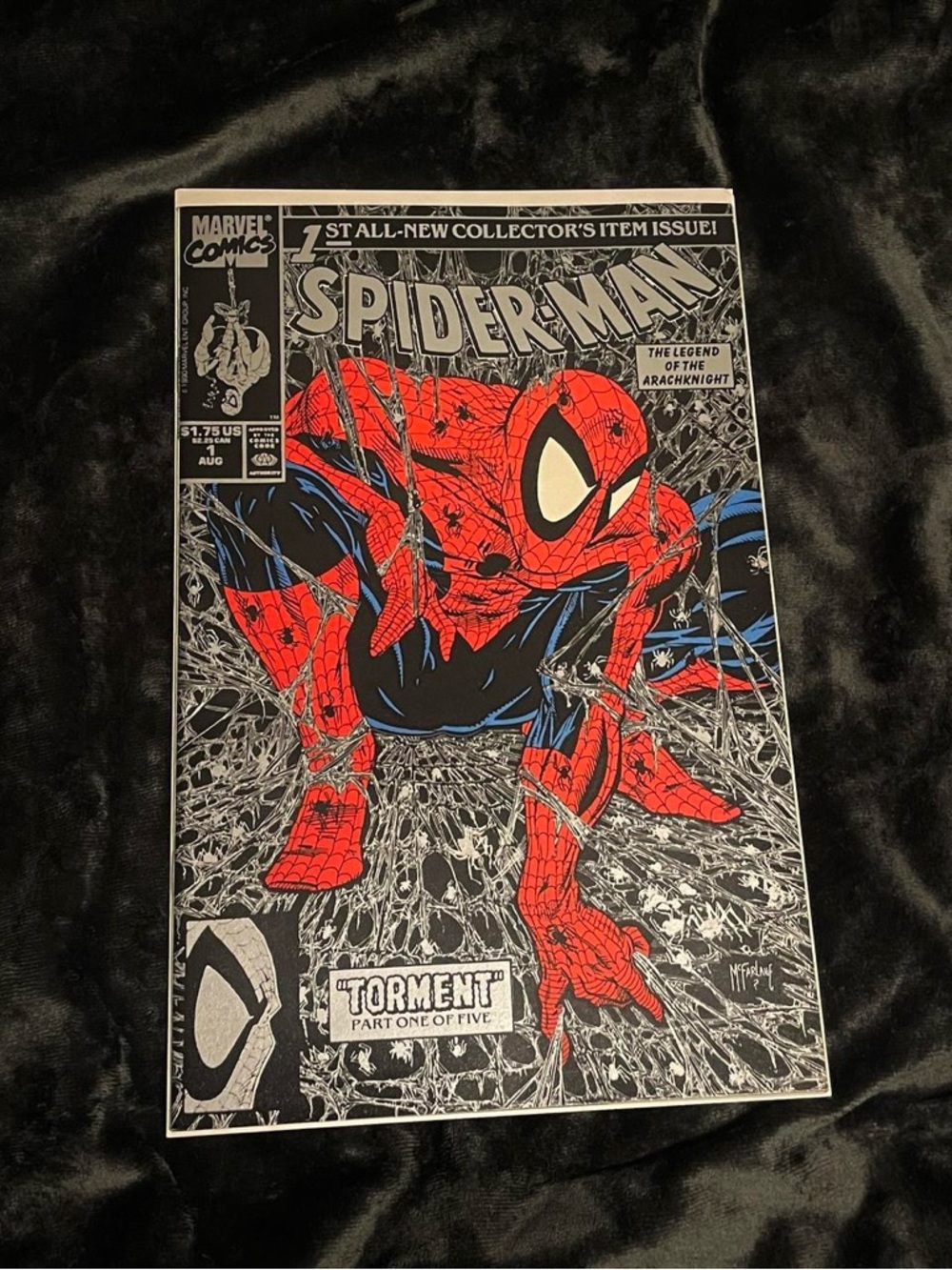 Direct Market 1990 Spider-Man 1 Silver Edition